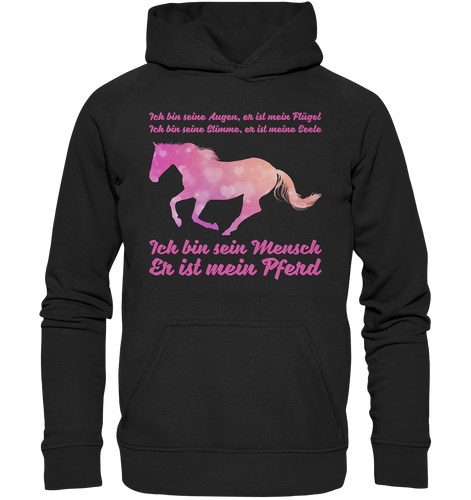 Das Pferd Mensch Gespann - Premium Hoodie