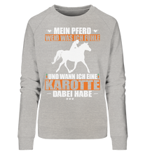 Laden Sie das Bild in den Galerie-Viewer, Mein Pferd weiß was ich fühle - Premium Sweatshirt