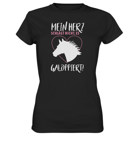 Mein Herz galoppiert - Premium T-Shirt