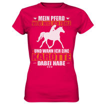 Laden Sie das Bild in den Galerie-Viewer, Mein Pferd weiß was ich fühle - Premium T-Shirt