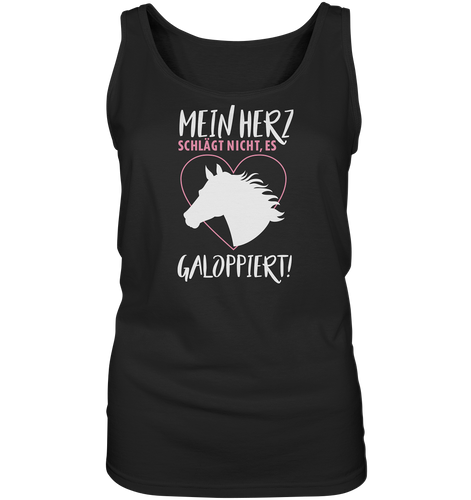 Mein Herz galoppiert -Premium Tank-Top