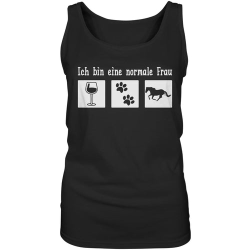 Normalste Frau der Welt - Premium Tank-Top - Schwarz / S - Tank-Tops