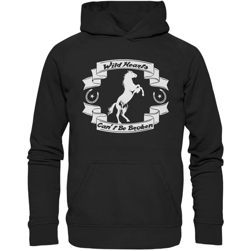 Wild Hearts - Basic Unisex Hoodie - Schwarz / S - Hoodies & Sweatshirts