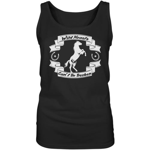 Wild Hearts - Ladies Tank-Top - Schwarz / S - Tank-Tops